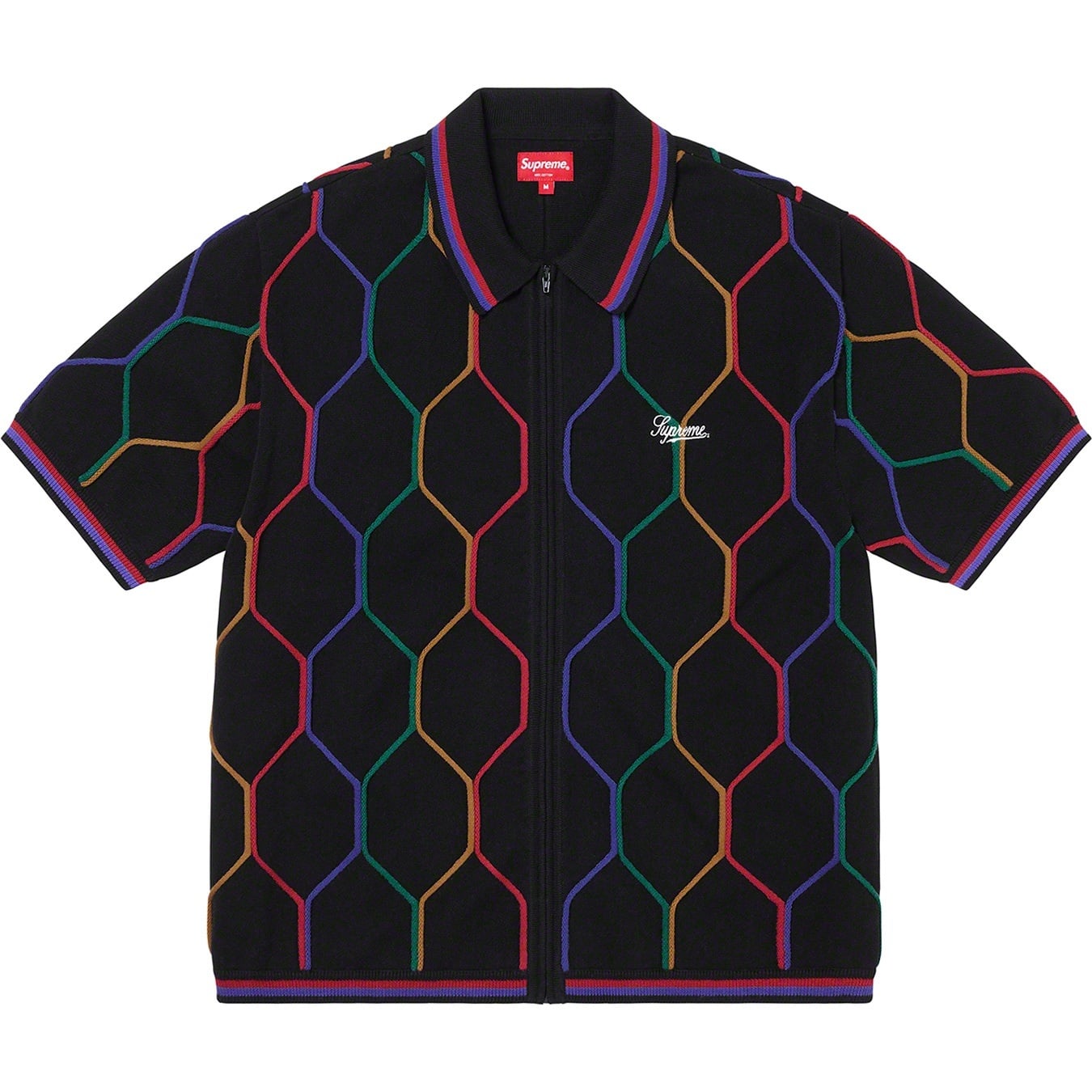 Hex Zip Up Polo view 7